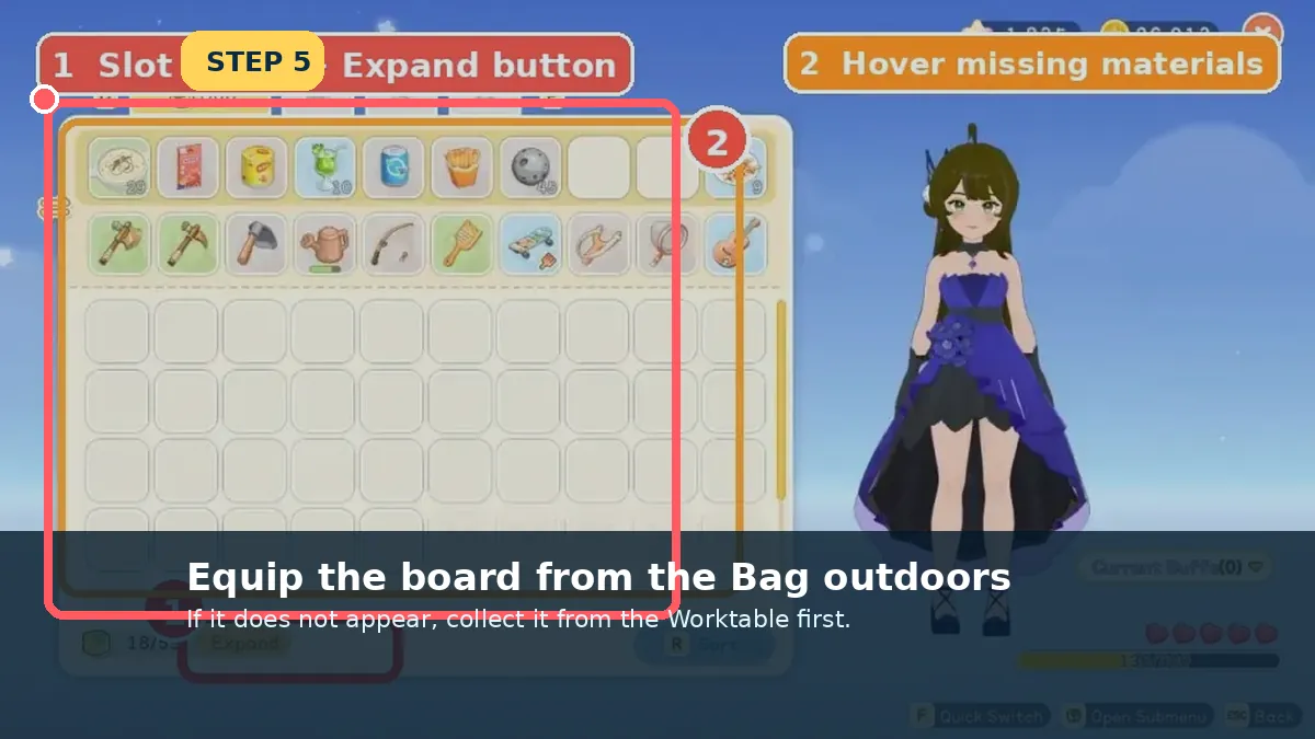 Equip it outdoors